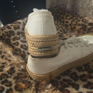 Superga White Espadrille Sneakers